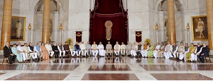 The 49th Conference of the Governors and Lt. Governors at Rashtrapati Bhavan, New Delhi on 4th June 2018.